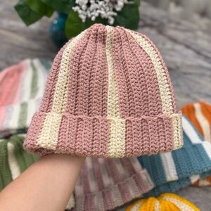 Multicolor Crochet Beanie Hat Fall Winter Spring Hat For Personal or Gifts  Batc
